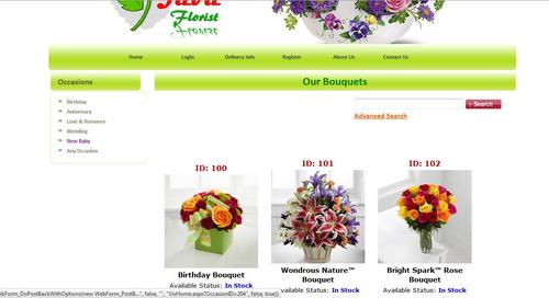 Product picture Online Floral Delivery System Source Code